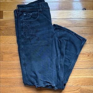 American Eagle Outfitters Black Boyfriend Jeans
